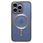 Чехол-накладка - SM027 SafeMag для "Apple iPhone 13 Pro" (titanium) (232370)