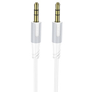 Кабель AUX (папа-папа) Borofone BL19 Creator(повр. уп.)  100см   (white)