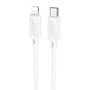 Кабель Type-C - Apple lightning Hoco X88 20W 100см 3A  (white)