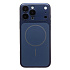 Чехол-накладка - SM091 AG-Glass SafeMag для "Apple iPhone 16 Pro Max" (dark blue)