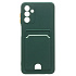 Чехол-накладка - SC315 с картхолдером для "Samsung SM-A047 Galaxy A04s" (dark green)