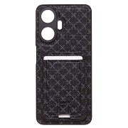Чехол-накладка - SM022 c картхолдером для "Realme C55" (black) (226711)