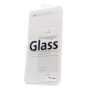 Защитное стекло Glass с цветной рамкой для "Apple iPhone 4/iPhone 4S" (white)