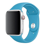 Ремешок - ApW Sport Band Apple Watch 38/40/41 mm силикон на кнопке (S) (sky blue)