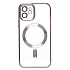 Чехол-накладка - SM011 SafeMag для "Apple iPhone 12" (silver)