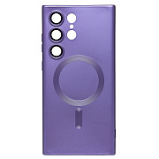 Чехол-накладка - SM020 Matte SafeMag для "Samsung Galaxy S23 Ultra" (purple)
