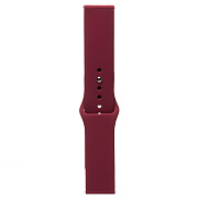 Ремешок - WB34 Sport Band силикон на кнопке Универсальный 22мм (bordo)