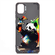 Чехол-накладка - SC335 для "Samsung Galaxy A05"  (панда) (grey) (227951)