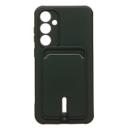 Чехол-накладка - SC304 с картхолдером для "Samsung Galaxy S23FE" (dark green) (228156)