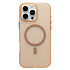 Чехол-накладка - SM038 SafeMag для "Apple iPhone 16 Pro Max" (gold/matte transparent) (238601)