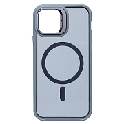 Чехол-накладка - SM026 SafeMag для "Apple iPhone 12/iPhone 12 Pro" (gray)