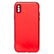 Чехол-накладка - SC183 для "Apple iPhone XS Max" (red)