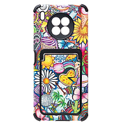 Чехол-накладка - SC284 с картхолдером для "Honor 50 Lite/nova 8i" (008) (multicolor)