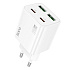 Адаптер Сетевой Hoco N55 2Type-C/2USB 3A/20W (white)