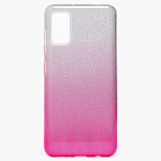 Чехол-накладка - SC097 Gradient для "Samsung SM-A415 Galaxy A41" (pink/silver)