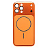 Чехол-накладка - SM091 AG-Glass SafeMag для "Apple iPhone 13 Pro Max" (orange)