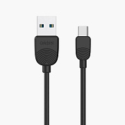 Кабель USB - Type-C Celebrat CB-11T  100см 1,5A  (black)