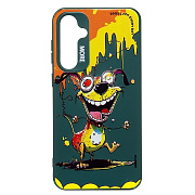 Чехол-накладка - SC335 для "Samsung Galaxy S23 FE"  (собака) (dark green)