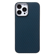 Чехол-накладка Cellis SM009 POSH KEVLAR SafeMag для "Apple iPhone 13 Pro Max" (blue)