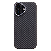 Чехол-накладка - MosBros (PC) для "Apple iPhone 17" (J162) (тех. уп.) (black) (242698)