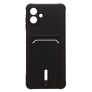 Чехол-накладка - SC304 с картхолдером для "Samsung Galaxy A07 5G/F70e 5G/M17e 5G" (black)
