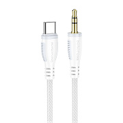 Кабель Type-C - 3.5mm Borofone BL14  100см   (white)
