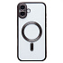 Чехол-накладка - SM027 SafeMag для "Apple iPhone 16 Plus" (black)
