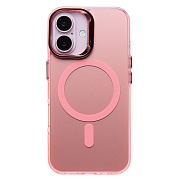 Чехол-накладка - SM025 SafeMag для "Apple iPhone 16" (pink)