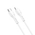 Кабель Type-C - Apple lightning Hoco X37 Cool power PD 27W 100см 3A  (white)