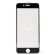 Защитное стекло Full Screen - для "Apple iPhone 6/iPhone 6S" Diamond (black)