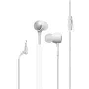 Проводные наушники с микрофоном внутриканальные Hoco M19 Drumbeat universal Jack 3,5  (white)