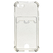 Чехол-накладка - SC300 с картхолдером для "Apple iPhone 7/iPhone 8/iPhone SE 2020" (black)