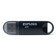 Флэш накопитель USB  4 Гб Exployd 570 (black)