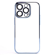 Чехол-накладка - PC073 с закрытой камерой для "Apple iPhone 14 Pro" (blue) (213847)