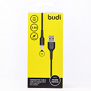 Кабель USB - micro USB budi 158M  120см 2,4A  (black)