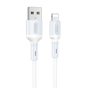 Кабель USB - Apple lightning Hoco X65 Prime 12W 100см 2,4A  (white)