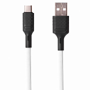Кабель USB - Type-C Kurato RORI-T505  100см 2,4A  (white)