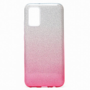 Чехол-накладка - SC097 Gradient для "Samsung SM-A025 Galaxy A02s" (pink/silver)