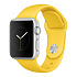 Ремешок - ApW15 монобраслет (повр.уп.) Apple Watch 38/40/41 mm силикон (yellow)
