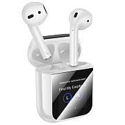 Беспроводные Bluetooth-наушники Borofone TWS BW86 Brocade с экраном (white)