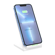 ЗУ Сетевое Беспроводное Borofone BQ16 Cool Creation (подставка) (white)