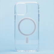 Чехол-накладка - SM007 SafeMag с анимацией для "Apple iPhone 12 Pro Max" (прозрачный)