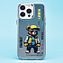 Чехол-накладка - PC092 для "Apple iPhone 14 Pro Max" (мишка) (transparent)