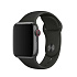 Ремешок - ApW Sport Band Apple Watch 38/40/41 mm силикон на кнопке (S) (dark grey)