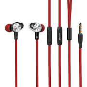 Проводные наушники с микрофоном внутриканальные Yison CX620 Jack 3,5  (red)