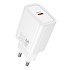 Адаптер Сетевой Hoco N62 Gentle PD Type-C 3A/30W (white)
