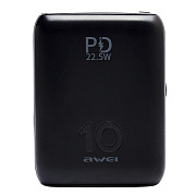 Внешний аккумулятор Awei P115K PD QC 9 000mAh USB Type-C/USB (black)