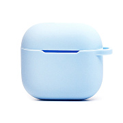 Чехол - Soft touch для кейса "AirPods (4-го поколения)" (light blue)