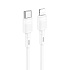 Кабель Type-C - Apple lightning Hoco X83 20W 100см 3A  (white)