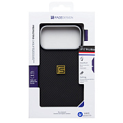 Чехол-накладка - SM028 SafeMag Carbon для "Apple iPhone 17 Pro Max" (black)